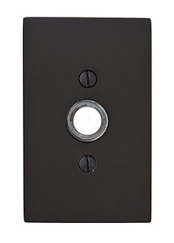 Modern Rectangular Rose Door Bell Button - Emtek Products