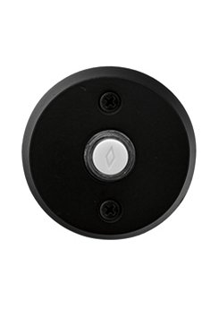 Sandcast Bronze Type 2 Rose Door Bell Button - Emtek Products
