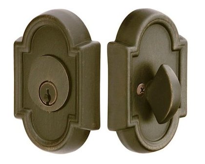 Tuscany Type 11 Arched Deadbolt - Tuscany Bronze Lost Wax Cast Collection by Emtek Products
