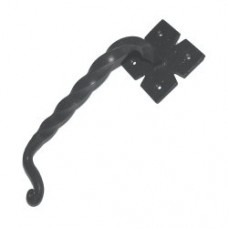 X-Back Twisted L Door Pull (PU034) by Agave Ironworks