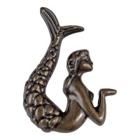 Left Mermaid Cabinet Knob (2-1/2") - Burnished Bronze (190L-BB) by Atlas Homewares