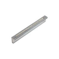 Crystal Bar Inset Thin Drawer Pull (3-3/4" CTC) - Matte Chrome (3201-MC) by Atlas Homewares