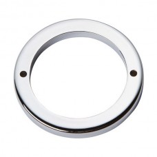 Tableau Round Base Pull Backplate (2-1/2" CTC) - Polished Chrome (390-CH) by Atlas Homewares