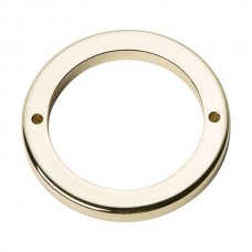 Tableau Round Base Pull Backplate (2-1/2" CTC) - French Gold (390-FG) by Atlas Homewares