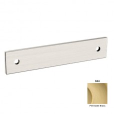 Contemporary Pull Backplate (4" cc) - PVD Satin Brass (4926) by Baldwin Estate