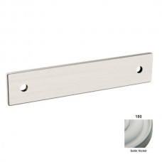Contemporary Pull Backplate (4" cc) - Satin Nickel (4926) by Baldwin Estate
