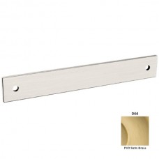 Contemporary Pull Backplate (6" cc) - PVD Satin Brass (4927) by Baldwin Estate