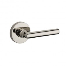Contemporary Tube Door Lever Set w/ Contemporary Round Rosette (TUB) by Baldwin Reserve