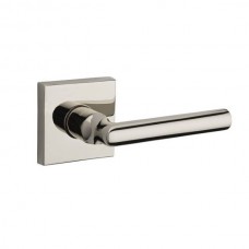 Contemporary Tube Door Lever Set w/ Contemporary Square Rosette (TUB) by Baldwin Reserve