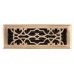 Victorian Floor Vent Register w/ Damper (Various Finishes - Various Sizes) by Brass Accents