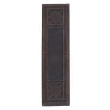 Nantucket Push Plate (A04-P7200) of The Renaissance Collection by Brass Accents