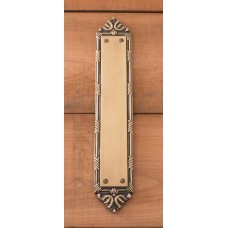 Ribbon & Reed Push Plate (A05-P7230) by Brass Accents