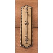 Oval Rope Pull & Plate (A06-P0251) by Brass Accents