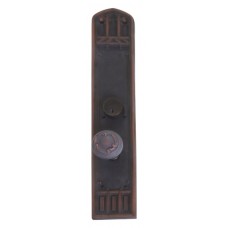 Oxford Keyed Mortise Plate Entry Set (D04-K584) by The Renaissance Collection by Brass Accents