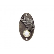 Oval Bass Door Bell (DB00008) - Door Bell Collection from Buck Snort Lodge