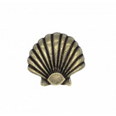 Large Seashell Cabinet Knob (KB00212) - Coastal Collection from Buck Snort Lodge