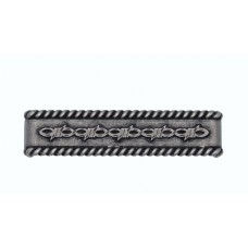 Barbed Wire with Roped Edge Pull  Drawer Pull (PL01000) (3-7/8" CTC) - Western Collection from Buck Snort Lodge