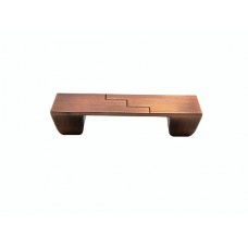 Center Zigzag Rectangle Pull #1 Drawer Pull (PL01218) - Geometric Collection from Buck Snort Lodge