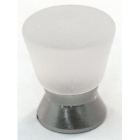 Matte Clear Cone Cabinet Knob (25mm) (102-CM006) by Cal Crystal