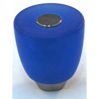 Matte Blue Urn Cabinet Knob (29mm) (108-CM003) by Cal Crystal