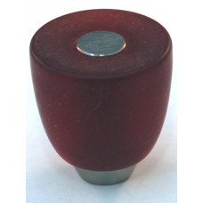 Matte Red Urn Cabinet Knob (29mm) (108-CM018) by Cal Crystal