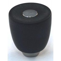 Matte Black Urn Cabinet Knob (29mm) (108-M034) by Cal Crystal