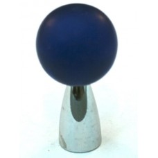 Matte Cobalt Blue Ball Cabinet Knob (22mm) (111-CM020) by Cal Crystal