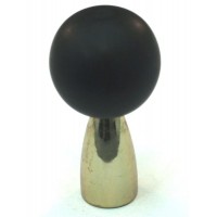 Matte Black Ball Cabinet Knob (22mm) (111-M034) by Cal Crystal