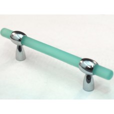 Matte Turquoise Bar Drawer Pull (Adjustable cc) (134-CM001) by Cal Crystal