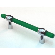 Matte Green Bar Drawer Pull (Adjustable cc) (134-CM014) by Cal Crystal