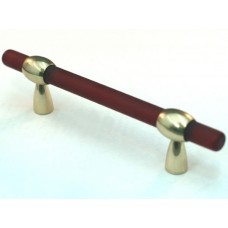 Matte Red Bar Drawer Pull (Adjustable cc) (134-CM018) by Cal Crystal