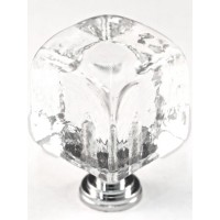 Large Clear Cube Cabinet Knob (1-1/4") (CLC) by Cal Crystal