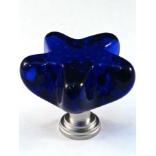 Blue Starfish Cabinet Knob (1-3/4") (S4B) by Cal Crystal