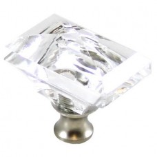 Rectangle Cabinet Knob (1-1/2") (M997) by Cal Crystal