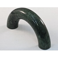 Green Curved Drawer Pull (3"cc) (P-3) by Cal Crystal