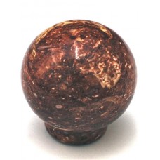 Red Round Ball Cabinet Knob (1-1/4") (RB-1) by Cal Crystal