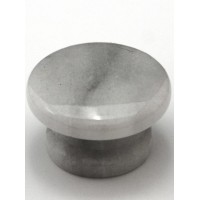 White Round Cabinet Knob (1-5/8") (RP-3) by Cal Crystal