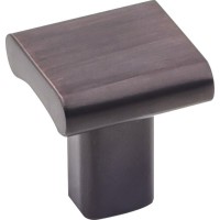 Park Cabinet Knob (1") - Brushed Oil Rubbed Bronze (183DBAC) by Elements