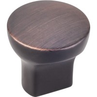 Brenton Cabinet Knob (1") - Brushed Oil Rubbed Bronze (239DBAC) by Elements