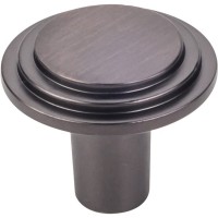 Calloway Cabinet Knob (1-1/4") - Brushed Oil Rubbed Bronze (331L-DBAC) by Elements