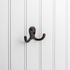 Double Coat / Hat Hook (1-7/8") - Brushed Oil Rubbed Bronze (YD15-187DBAC) by Elements