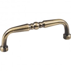 Madison Turned Drawer Pull (3" CTC) - Brushed Antique Brass (Z259-3AB) by Elements