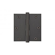 3-1/2" Heavy Duty Solid Brass Hinges w/ Square Corners (96213) by Emtek