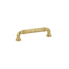Ribbon & Reed Estate Drawer Pull (10" cc) - Polished Brass (86287) by Emtek