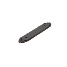 Ribbon & Reed Pull Backplate (4" cc) - Oil Rubbed Bronze (86294) by Emtek