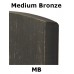 Sandcast Bronze 12" Towel Bar w/Type 3 Rosette (23024) by Emtek