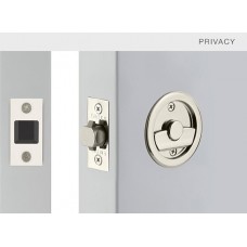 Round Privacy Tubular Pocket Door Set (2145) by Emtek
