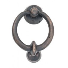 Sandcast Bronze 4" Ring Door Knocker (86060) by Emtek