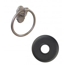 Wrought Steel Towel Ring w/Type 2 Rosette (2501) by Emtek