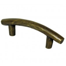 Curved Drawer Pull - Antique Brass (HPU7020) by Gado Gado